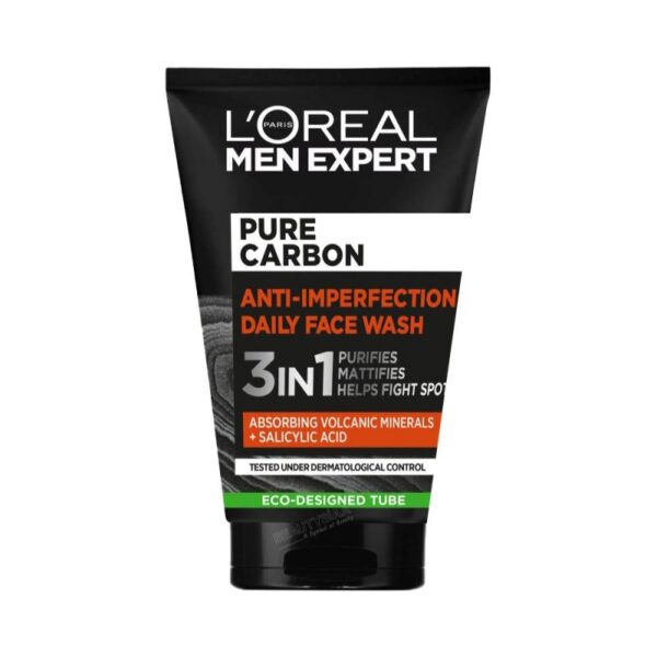 L’Oreal Men Expert Pure Carbon Anti Imperfection 3 in 1 Daily Face Wash