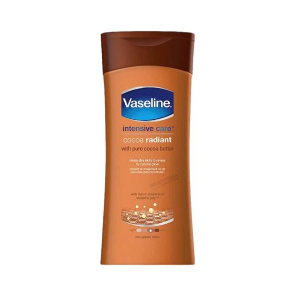 Vaseline Intensive Care Cocoa Radiant Body Lotion with Pure Cocoa Butter